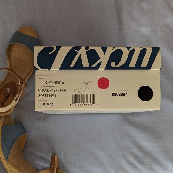 Lucky Brand Espadrille Wedges- Size 8.5M- NIB - Picture 6 of 6